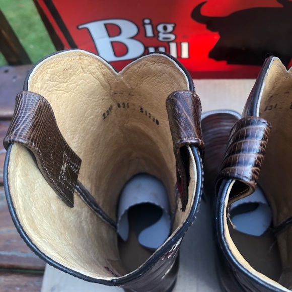 Big Bull Leather Cowgirl Boots Sz. 6.5 WB - Picture 8 of 15